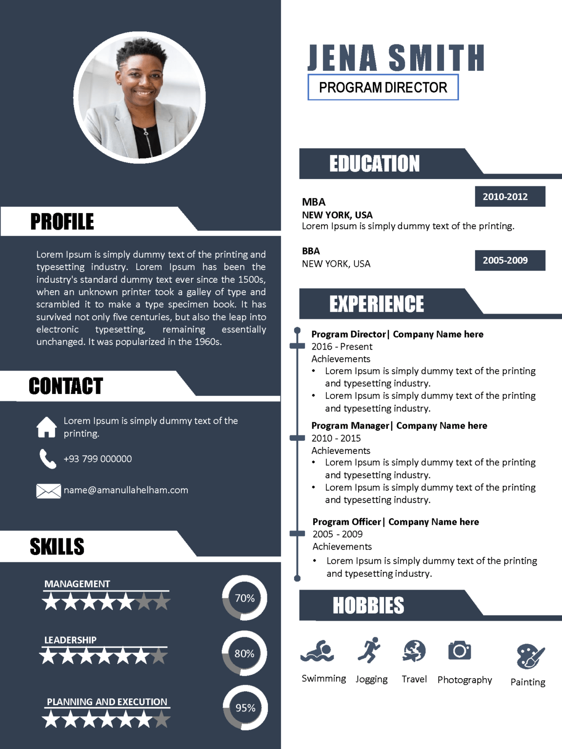 world's best resume template